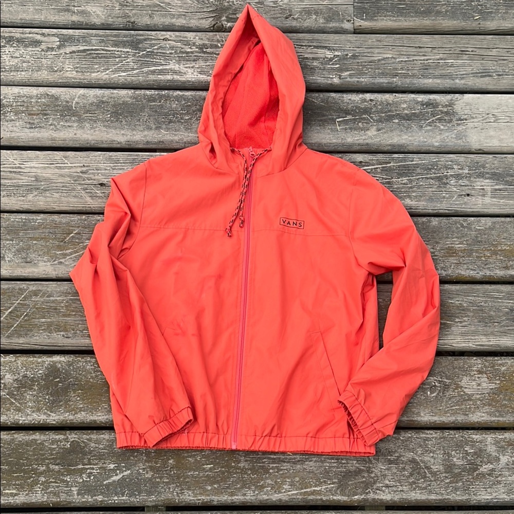 Vans Raincoat with Hood and Weather-Resistant Material
